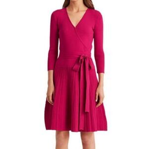 Lauren Ralph Lauren Black Label V Neck Dress size M